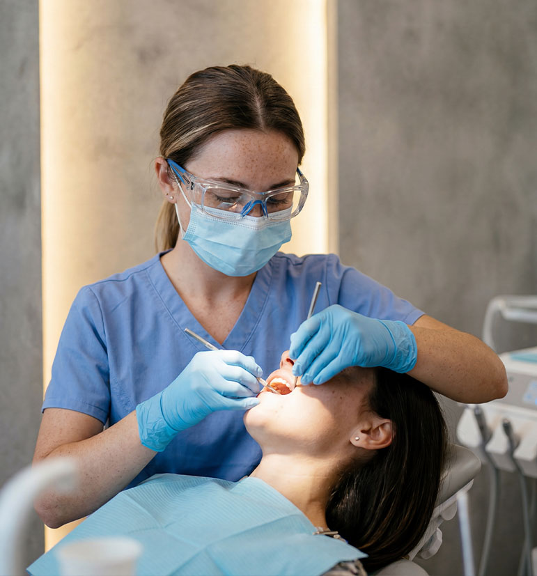 veterinarians wearing securo vision safety glasses at work