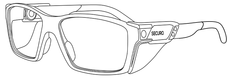 Safety glasses outline